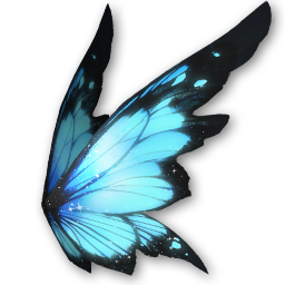 Blue Butterfly Wings