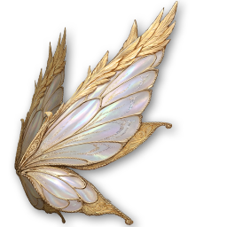 Resplendent Gold-Patterned Wings