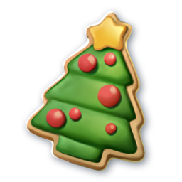 Christmas Tree Cookie (Engraved)