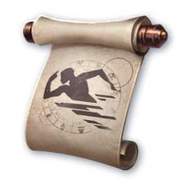 Running Scroll (Engraved)