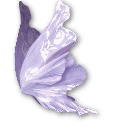 Violet Butterfly Wings (Engraved)