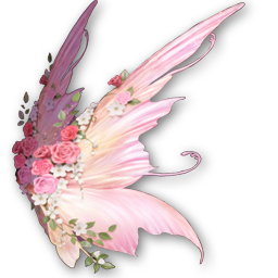 Spring Blossom Butterfly Wings (Engraved)