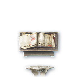 Statue: Torn Forbidden Bookshelf (Engraved)