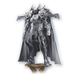Statue: Silver Moon Elyos Commander (Engraved)