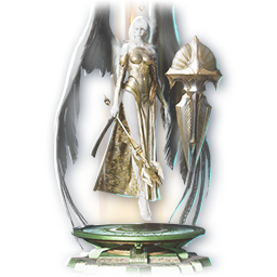 Grand Statue: Manifested Feather of Protection (Engraved)