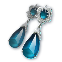 Aqua Flora (Skin: Earrings) (Engraved)
