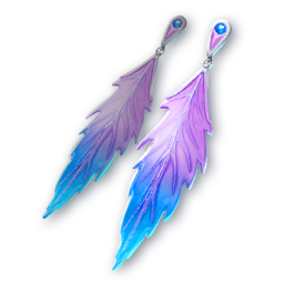 Odur's Feather (Skin: Earrings) (Engraved)