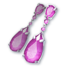 Magenta Bead (Skin: Earrings) (Engraved)