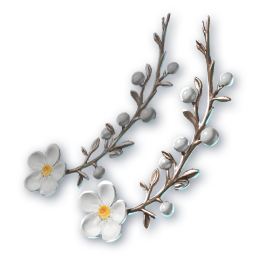 Spring Blossom Whisper (Skin: Earrings) (Engraved)