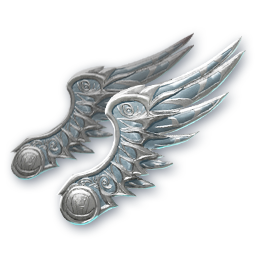 Silver Wings (Skin: Earrings) (Engraved)