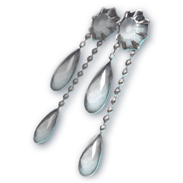 Frozen Teardrop (Skin: Earrings) (Engraved)
