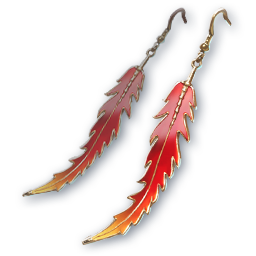 Wind Feather (Skin: Earring) (Engraved)