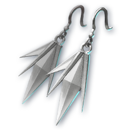 Silver Shard (Skin: Earring) (Engraved)