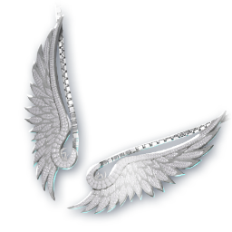 Silver Feather (Skin: Necklace) (Engraved)