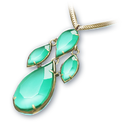 Morning Dew Leaf (Skin: Necklace) (Engraved)