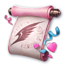 Pink Gale Scroll (Engraved)