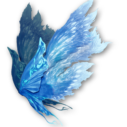 Blue Surge Wings (Engraved)