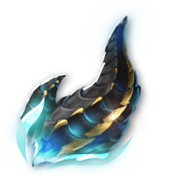 Refined Sharp Balaur Horn (Engraved)