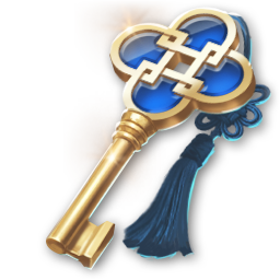 Blue Lucky Pouch Key (Event)